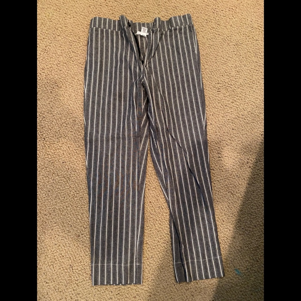 Gray linen pants